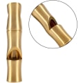 Miniatyrbilde 2 av 5: 2st mini mässing nödsignal visselpipor Survival Tool