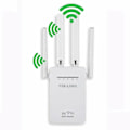 Miniatyrbild 1 av 5: WR09 nätverksrepeater med fyra antenner, signalförstärkare, 300M routerförlängare, wifi-repeater