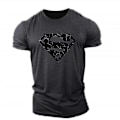 Miniatyrbillede 1 af 2: Superman Vascular Gym Træningstop Kortærmet T-shirt Gray M