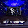 Miniatyrbillede 3 af 5: 1 stk. Hvid Astronaut Galaxy Projektor, Astronaut Stjerne Projektor med