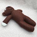 Pikkukuva 4 / 4: 35 cm Mr. Bean -nukkela, Mr. Beanin karhu, Mr. Bean -karhu, piirretty joulupehmolelu
