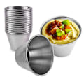 Miniatyrbillede 5 af 5: 6 stk. 304 rustfrit stål tortilla sauce kop cross-border salat tomat sauce dip kop dip tallerken