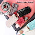Miniatyrbillede 4 af 5: 5 stk. Macrame Snor Macrame Snor DIY Håndværk Snor Spole Garn Rustik Snor Reb 2 Mm X10