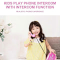 Miniatyrbillede 3 af 5: Legetelefon Intercom til Børn, Legetelefon Intercom til Børn med Realistiske Ringetoner