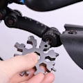 Miniatyrbilde 3 av 5: 3-pakning Snowflake 18-i-1 Multiverktøy, Rustfritt Stål Snowflake Flaskeåpner/Flat Phillips Skrutrekker Kit/Skiftenøkkel, Slitesterk og Lett å Ta Med