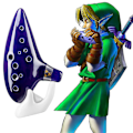 Pikkukuva 4 / 4: Zelda Ocarina laulukirjalla, 12-reikäinen Alto C Zelda Ocarina XYT
