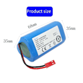 Miniatyrbild 4 av 5: 11.1V 2600mAh Nytt Li-Ion Batteri Uppladdningsbart Paket för Robotdammsugare V1 X3 V3 V5 X5 V5S CW310 CEN25