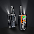 Miniatyrbild 5 av 5: Kryc Walkie Talkies, Långdistans Walkie Talkies för Vuxna med 22 Frs Kanaler, Familje Walkie Talkie med LED Ficklampa Vox LCD-Display för Vandring