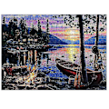 Miniatyrbilde 4 av 5: 1000 brikker Darrell Bush Lake Puslespill DIY Leker Montering Bilde Dekorasjon