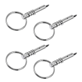 Miniatyrbillede 1 af 5: Båd Pins Quick Release Pin 1/4\" x 1\" m/Drop Cam & Fjeder med Trækring Bimini Top Pin Rustfrit Stål