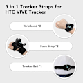 Miniatyrbillede 3 af 5: VR Tracking Bælte, Tracker Bælter og Håndfladestropper til Vive System Tracker Putters - Justerbare Bælter og