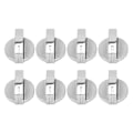 Miniatyrbilde 4 av 5: 8 stk Metall 8mm Universelle Gasskomfyr Kontrollknapper Adaptere Bryter Kokeflate Kontrolllåser Gass