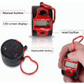 Miniatyrbillede 2 af 5: Håndholdt Ringtæller Elektronisk Manuel Tæller Lommetæller 5-Cifret LCD Elektronisk Skærm Digital Tæller