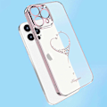 Miniatyrbilde 2 av 4: Forgyllende Krystall Kjærlighetshjerte Deksel For Iphone 13 Pro Max/13 Pro/13, Full Kropps Støtsikkert Deksel