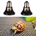 Miniatyrbillede 1 af 4: 100W Reptilievarmelampe Infrarød Keramisk Varmelampe Sort Emitterpære 100W