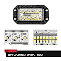 Miniatyrbilde 4 av 5: 2 stk. 12V 6 tommers innfelt arbeidslys 26 LED Super Sterk Spotlight Bilfrontlykter