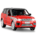 Miniatyrbillede 4 af 5: 1:32 Range Rover Sport Simulations Legetøjsbil Model Legering Træk Tilbage Børnelegetøj Samling Gave Off-road Køretøj A268 silver