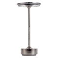 Miniatyrbilde 2 av 2: Sherum Ecolume Lampe Yifare Ecolume Øyebeskyttelse LED Ecolume Lampe Bordlampe Oppladbar Tre-Fargejustering Silver