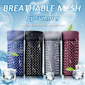 Miniatyrbild 1 av 4: 4-pack Bambu Mjukis Underkläder Shorts Sommar Ice Silk Mesh Boxer Briefs för Män Grey XL