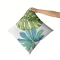 Miniatyrbild 3 av 5: Vattentåliga Tropiska Monstera Kuddfodral 45x45 cm - Set om 2, Lättskött Blixtlås Botanisk Dekor för Inomhus/Utomhus