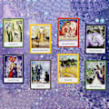 Pikkukuva 3 / 5: 49 kpl/setti Tarot Hauska Maaginen Kustannustehokas Chakra Wisdom Oracle -kortti Aikuisille