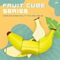 Pikkukuva 2 / 5: Banana Cube 33 Magic Cube 1:1 Realistinen 3D Hedelmäkuutio Erikoismuotoinen Palapelikuutio Lasten Opettavaiset Lelut Pojille ja Tytöille Lahjaksi
