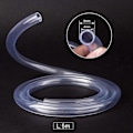Miniatyrbillede 2 af 5: Transparent Blød PVC Slange 5 Meter, 4 6mm Fleksibel Trykslange