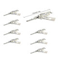 Miniatyrbillede 4 af 4: 2-i-1 Lishi Værktøj Til Sc1 Sc4 Kw1 Kw5 Am5 M1/ms2 Ss001 Nsn14 Cy24v.2 Fo38 Gm37 Gm39 SS002 round head