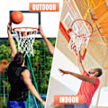 Miniatyrbild 5 av 5: 2 Stycken Kraftigt Basketnät Ersättning Passar Standard 12 Ring Basketkorg Nät för Inomhus- och Utomhus Träningsutrustning