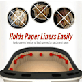 Miniatyrbilde 2 av 5: Airfryer Magneter Silikonspenne Varmebestandig Airfryer Magneter Klemmer for Airfryer Bakepapir 1pc