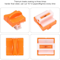 Miniatyrbillede 3 af 5: 8-pak A4 Papirtrimmer Udskiftningsskæreblade med Automatisk Sikkerhedsdesign, Orange