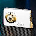 Miniatyrbild 2 av 5: Torch-Lighters Återfyllningsbar Butan Torch-Lighter Personlig Kameraform Herrtändare med LED för Cigarrer Ljus