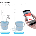 Miniatyrbillede 4 af 4: 2 stk Vandlækagedetektor, Tuya Smart Home Wifi Vandlækage Immersion Sensor Detektor, App Alarmstyring
