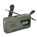 Miniatyrbillede 1 af 5: DAB/FM Bluetooth Radio Nødradio Indbygget 4500Mah Batteri Bærbar Solar Håndsving Radio Modtager