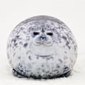 Miniatyrbild 4 av 5: Ny mjuk säl plyschleksak Chubby Blob Seal kudde stoppad bomull Djur mjuk barnleksak Grey A1