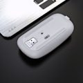Miniatyrbillede 3 af 4: Trådløs Bluetooth-mus lydløst tilbehør Ash