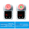 Miniatyrbillede 4 af 5: Berøringsfrit infrarødt pandetermometer til børn og voksne med LCD-display.
