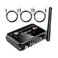 Miniatyrbillede 1 af 5: Bluetooth Adapter til Stereo Receiver - Bluetooth 5.3 Receiver, Trådløs Audio Adapter til Hjemmet Ste-YUHAO