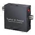 Miniatyrbild 1 av 4: Dubbelriktad Koax-omvandlare, Fiber Optisk Spdif Toslink till Koax Toslink och Koax till Fiber Optisk Spdif Toslink-omvandlare
