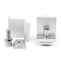 Miniatyrbilde 2 av 2: 12 stk Justerbare Solcelleenderklemmer i Aluminium Solcellepanel Monteringsbrakett Slitesterk Cy)45mm
