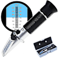 Miniatyrbillede 2 af 4: TH Sukkerindholds Refraktometer, Refraktometer 0-32 Brix Vin Refraktometer (sort) (1 stk)