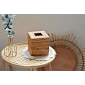 Miniatyrbild 4 av 5: Rattan Tissue Box Cover Square, Handvävd Tissuehållare i Rotting, 14 x 14 x 14,5 cm, Natur