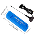 Miniatyrbilde 5 av 5: 25 MHz -1760 MHz Mottaker for SDR RTL2832U R828D A300U DAB FM