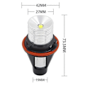 Pikkukuva 4 / 5: 2kpl LED Angel Eyes -merkkivalopolttimoita, virheettömät autolamput BM-malleihin E39 E53 E60 E61 E63 E64 E65 E66 E87 525i 530i 545i Red