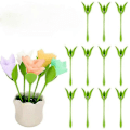 Miniatyrbillede 1 af 4: 8 stk. Rulle Blomst Serviet Holder Bloom Servietring til Borddekoration