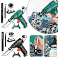 Miniatyrbild 3 av 5: Internt Uppvärmda Industriella Lasersvetsverktyg Intern Uppvärmning Handhållet Lödningsverktyg Kit för Reparationer Hem DIY Green EU plug