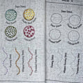 Miniatyrbillede 5 af 5: DIY Sybog Broderi Linned Flipbog Kreativt Håndlavet Linned