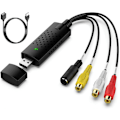 Pikkukuva 1 / 5: VHS-digitaalimuunnin, USB 2.0 -videokaappauskortti, vanha VHS VCR Mini DV Hi8 DVD -digitaalimuunnin MAC/PC:lle, RCA-USB-videomuunnin, TV-nauha Pl