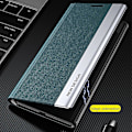 Miniatyrbillede 3 af 5: Til Honor Magic 5 Lite 5G / X9A 5G Elektropletteret PU Læder Flip Stand Telefon Cover