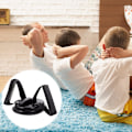 Miniatyrbilde 3 av 5: Sit-up Utstyr Bar Bærbar Justerbar Sit-up Bar Sit-up Assistent Enhet Selvprimende Treningsutstyr Egnet for Hjem, Arbeid eller Reise